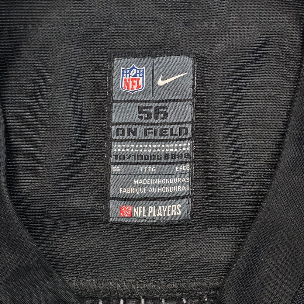 Nike Oakland Raiders Jersey Mens SZ 56 2XL Black Khalil Mack 52 On Field NFL - Picture 4 of 11